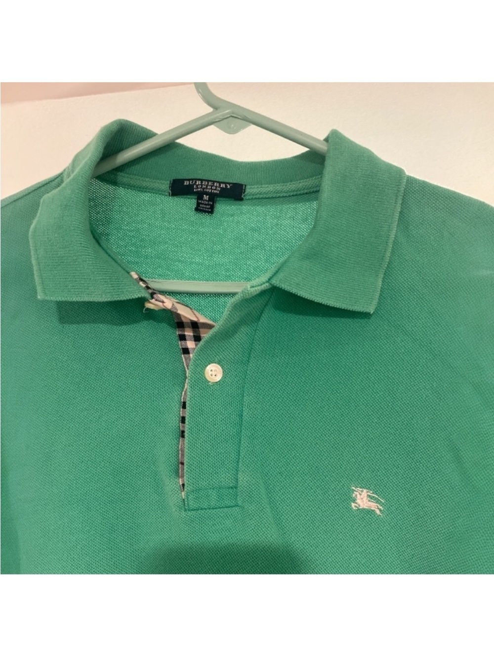 Burberry London Polo Classic Shirt Green